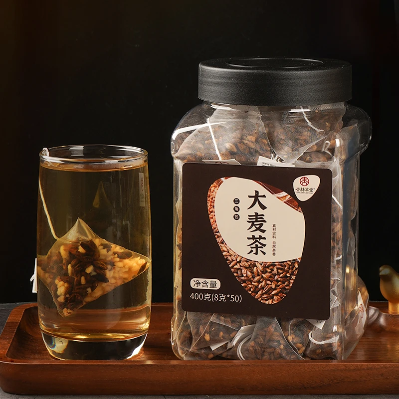 杏林草堂大麦茶玄米茶三角袋泡茶包颗粒饱满米香味好喝400g大罐装