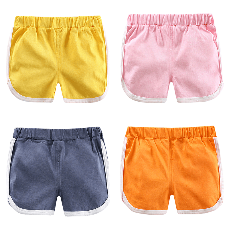 宝宝纯棉夏季短裤男童女童休闲运动裤婴儿夏装裤0-4儿童薄款短裤