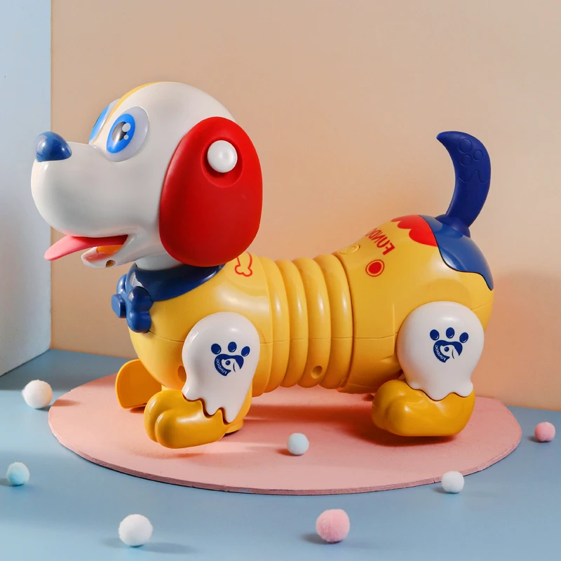 机器狗电动玩具小狗仿真会叫触摸1一2岁智能声乐学步男女孩宝宝