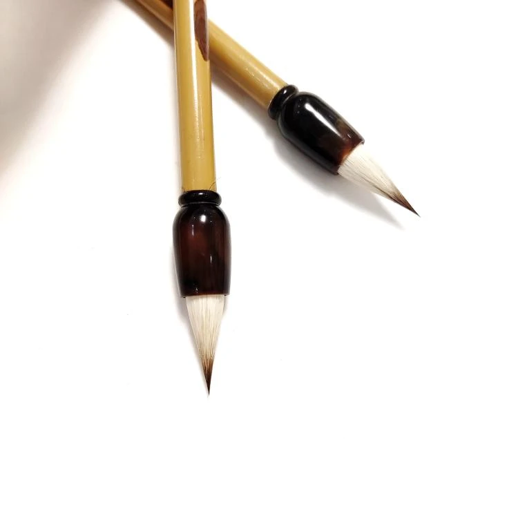 【存墨】古法蒜头鸡距笔 出锋2.3cm口径1.0cm 高品质兼毫蒜头毛笔