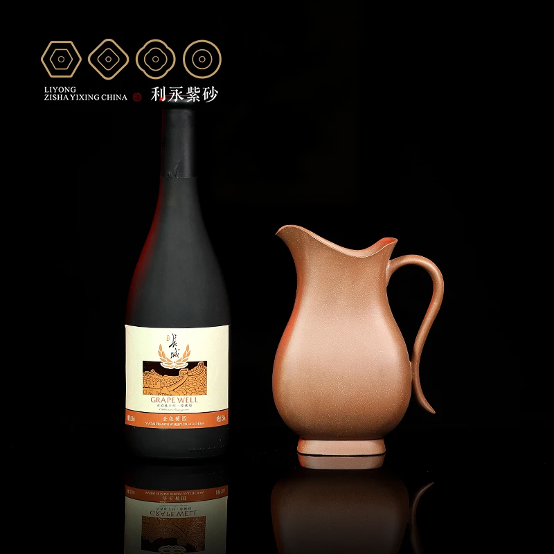 【百年利永】汉尊紫砂醒酒器分酒宜兴原矿降坡泥古典美学崇雅高端
