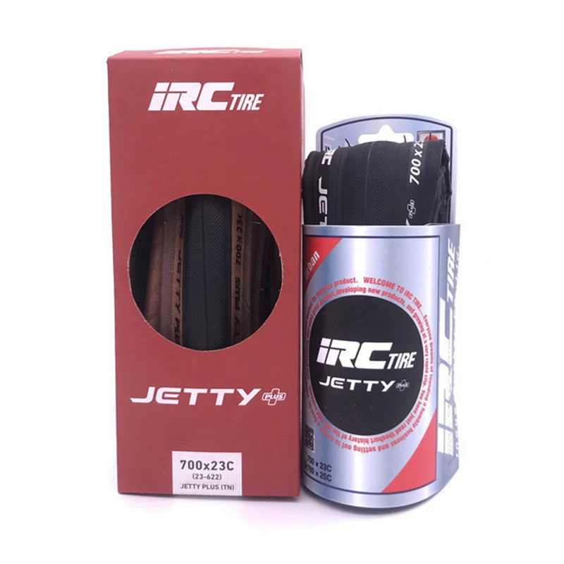IRC公路自行车黄边胎外胎防刺胎700*23C 25C 28C轻量复古折叠轮胎