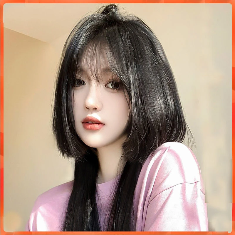 公主切假发女长发夏季全头套式自然仿真水母头姬发式长直发假发套