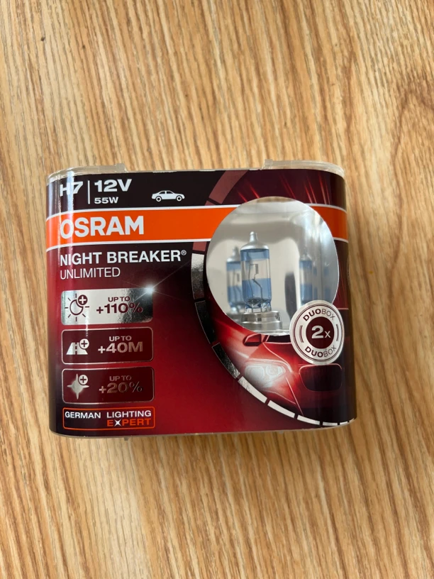 欧司朗夜行者55w卤素灯 灯泡