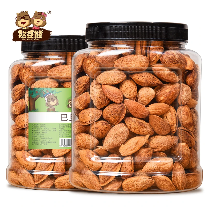 【直播价】巴旦木250g500g扁桃杏仁精选坚果手剥巴达木坚果零食