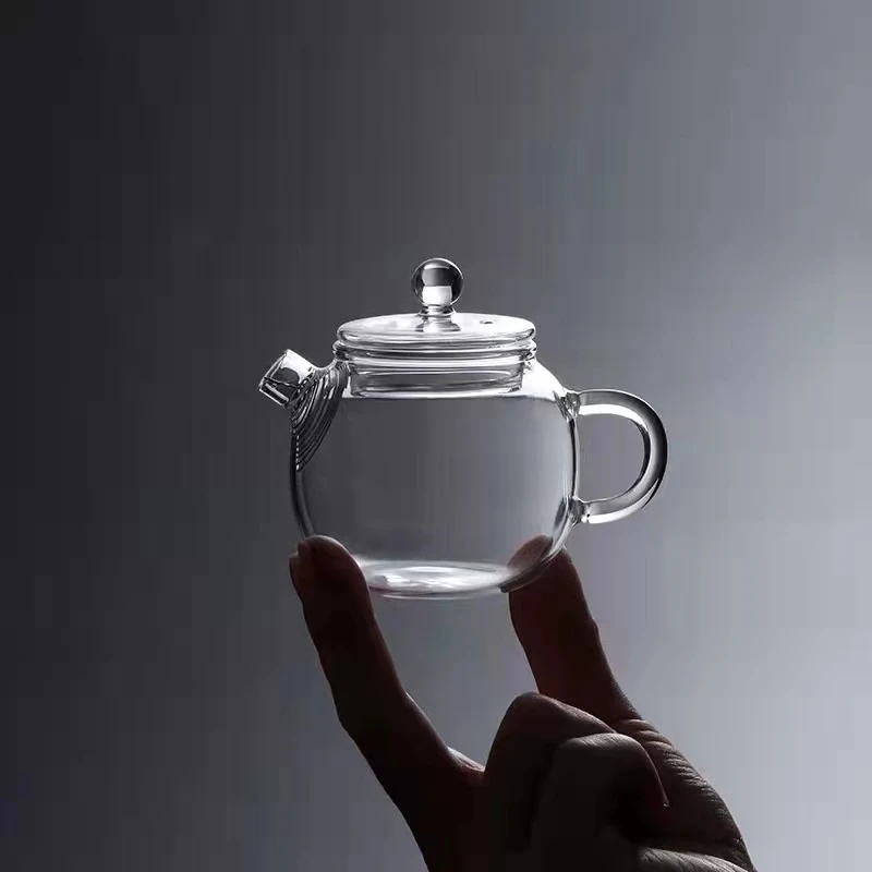玻璃泡茶迷你小茶壶一人用小型功夫茶茶具单件150ml一口壶带过滤