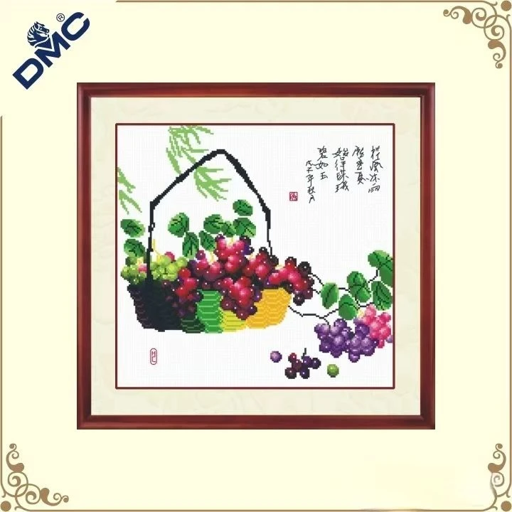 法国DMC十字绣-21102珠圆玉润11CT50*50CM订制慎拍