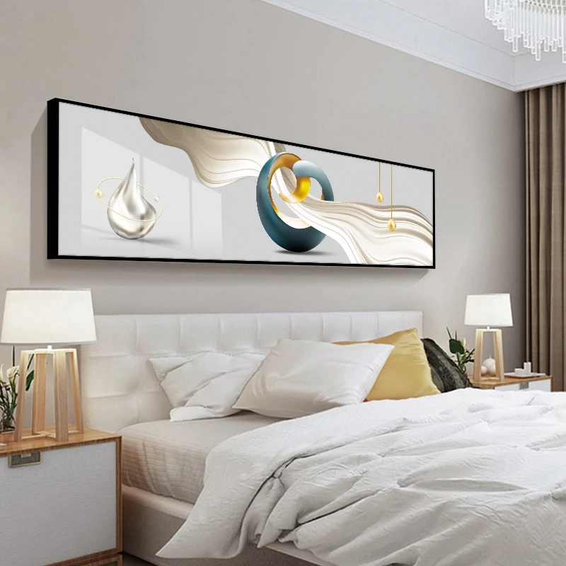 筑梦空间简约卧室床头画床头挂画2022新款高档装饰画