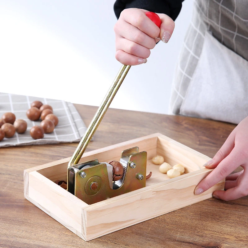 夏威夷果开口器新鲜澳洲胡桃破壳工具生夏威夷剥壳机坚果开果神器