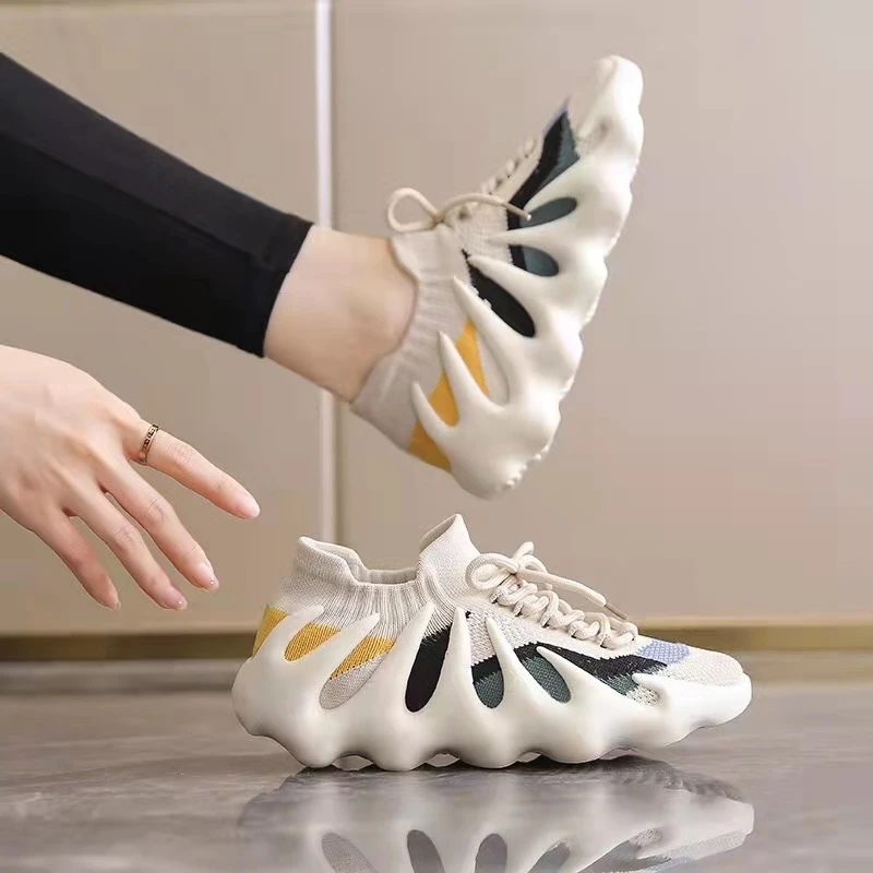 椰子鞋春季新款软底飞织鞋