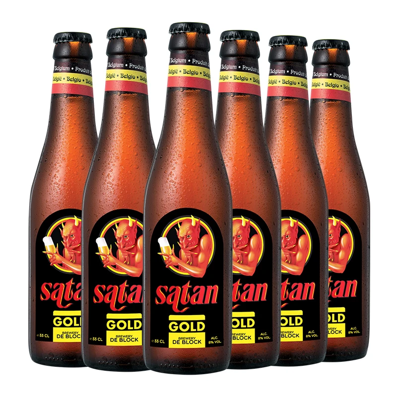 撒担三料金啤酒330ml*6瓶   比利时原装进口【25年3月到期】