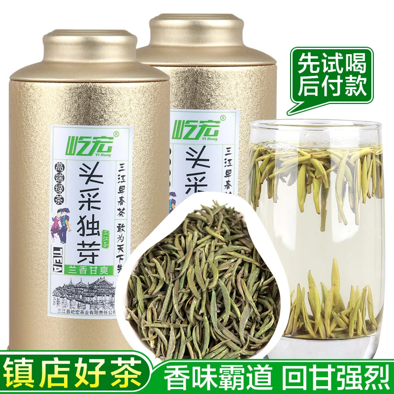 2025新茶头采独芽绿茶125g罐装镇店品质广西柳州三江茶叶兰香强甘