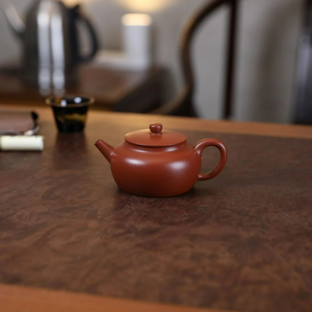 佳南居严选 潘勇设计 半手工精品《元亨》壶 200cc手制大红袍