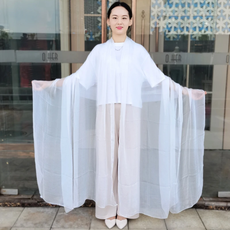 锦心织舞蹈丝巾女披肩雪纺纱巾长款超大围巾旅行春夏季防晒沙滩巾