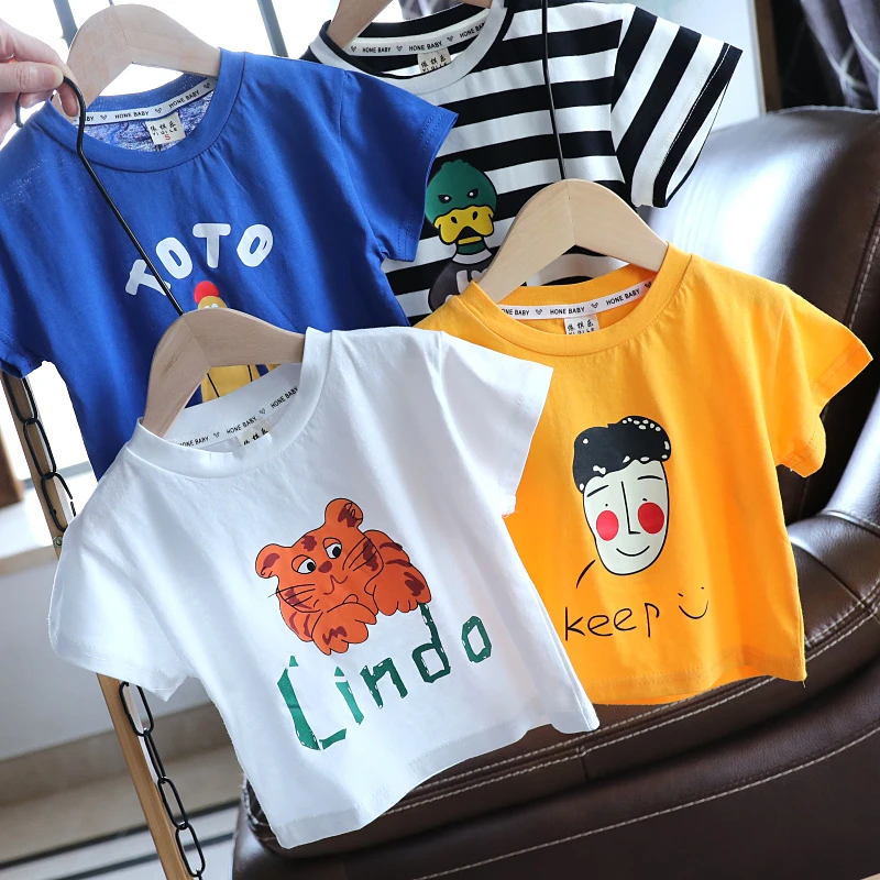 男童卡通短袖T恤夏装新款童装儿童宝宝小童上衣婴儿夏季1651