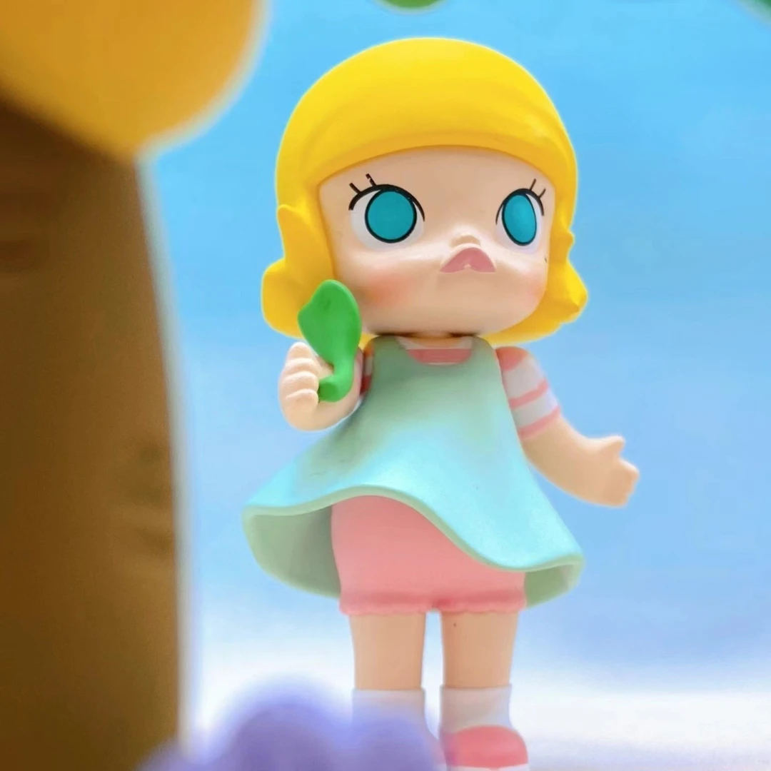 【直播专用】狗毛molly潮玩手办盲盒摆件娃娃玩具