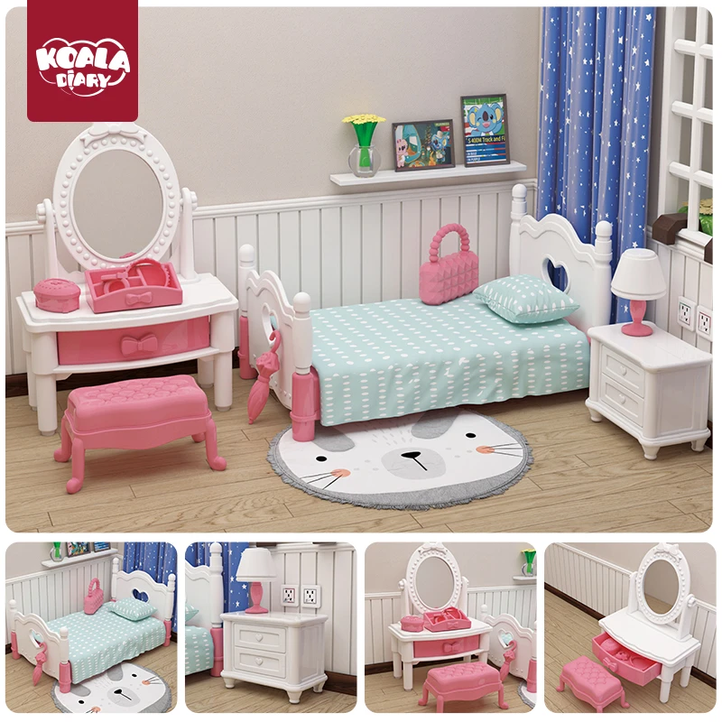 考拉日记互动小厨房仿真微缩场景过家家儿童玩具模型小礼物配件包