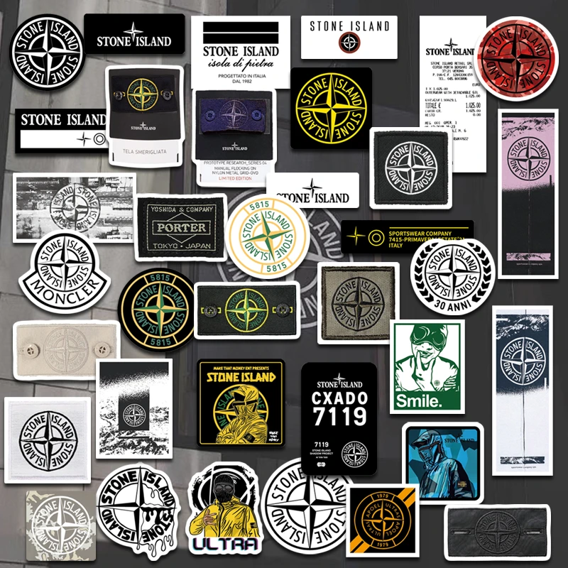 stoneIsland石头岛潮牌贴纸笔记本电脑平板手机水杯ipad个性车贴