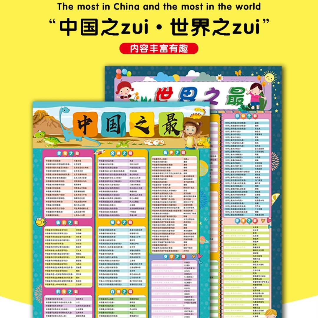 中国之zui+世界之zui让孩子了解更多常识育儿必备