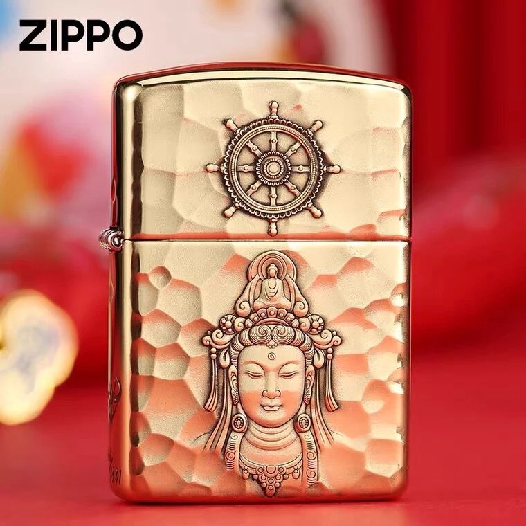 ZIPPO/之宝zippo打火机正品168-观心-盔甲浮雕-立体DYJ1