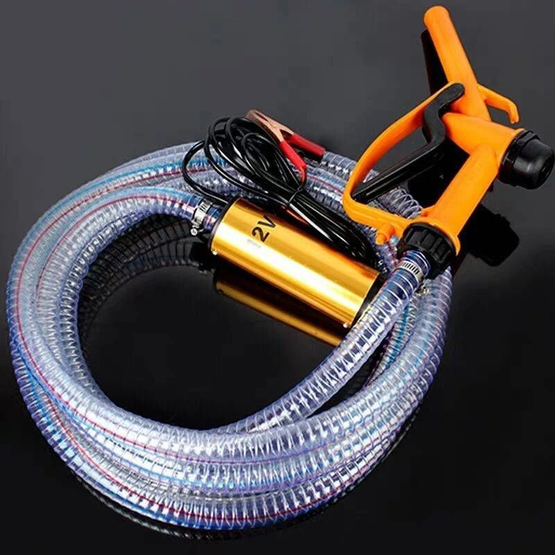 电动抽油泵12v24伏通用抽水泵抽油神器小型加油枪油抽子机器