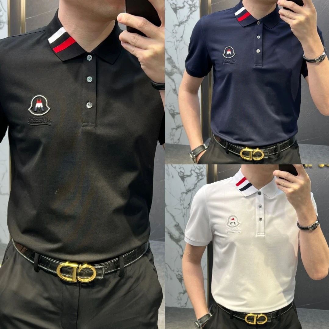 【22087】佤沙服饰春夏轻奢简欧轻商务翻领T恤