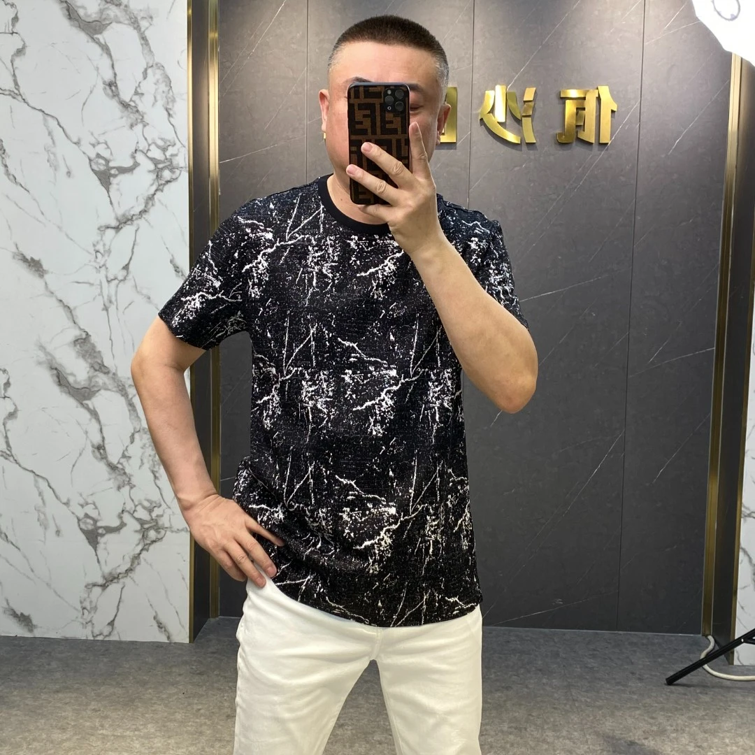 时尚休闲半袖圆领T恤910