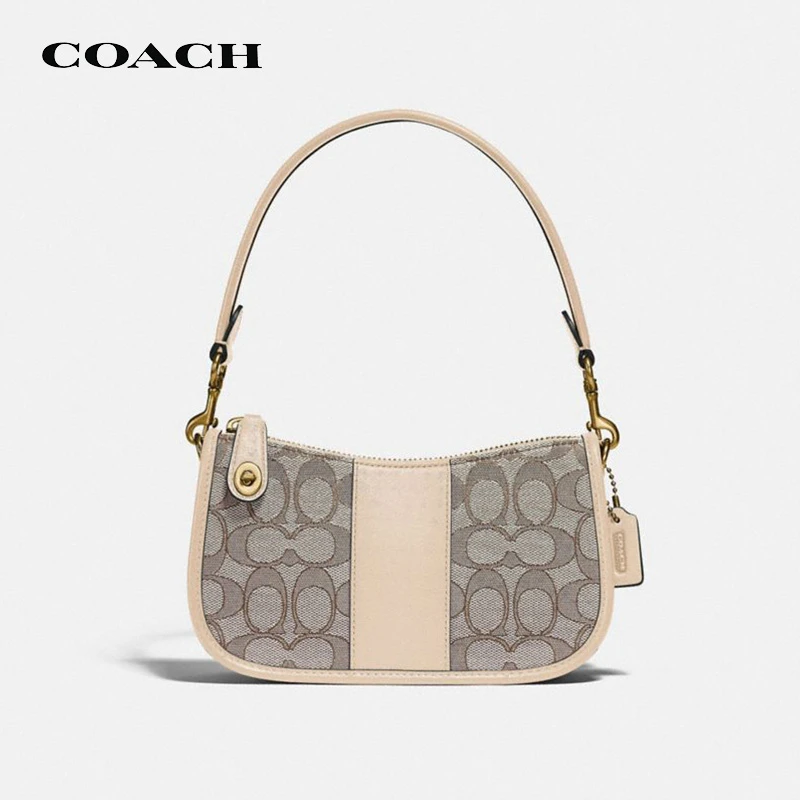COACH/蔻驰Swinger女士专柜款手提单肩腋下包包C2325 美国直邮