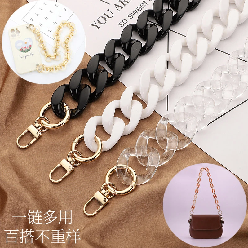 唐一品新款少女气糖果包链高级感哑光雾面亚克力多功能diy挂链条