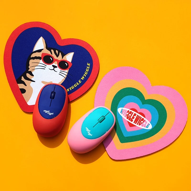 wigglewiggle鼠标垫桌垫加厚办公可爱软垫电脑笔记本小号