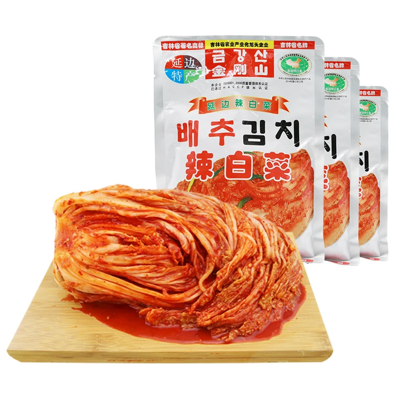 金刚山辣白菜400g*3袋 韩式泡菜