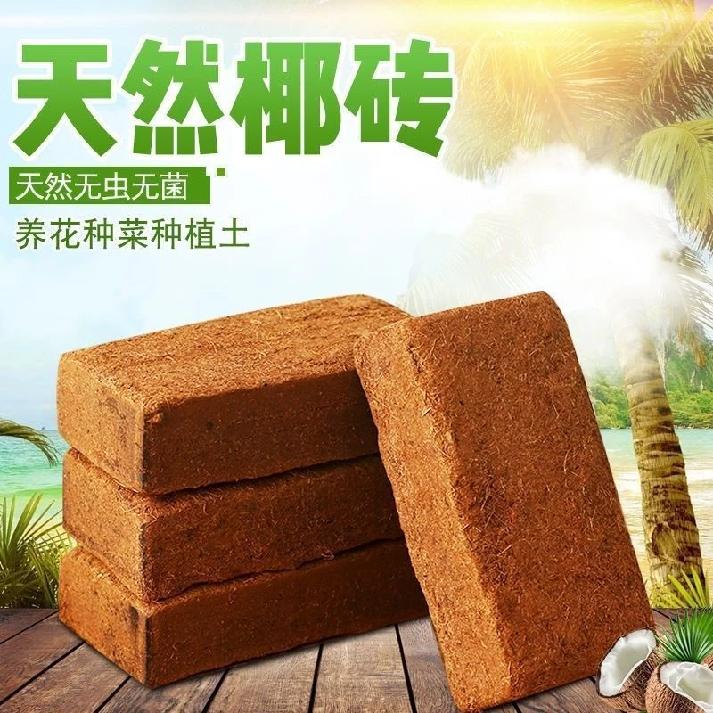 进口椰砖椰土椰糠营养土养花土种花种菜种植土无菌爬虫垫材兰花土