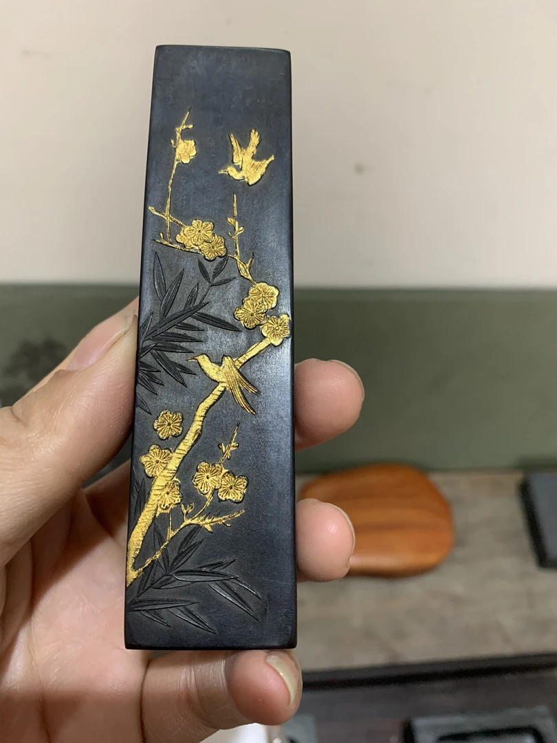 徽墨油烟墨程君房古法油烟墨2两