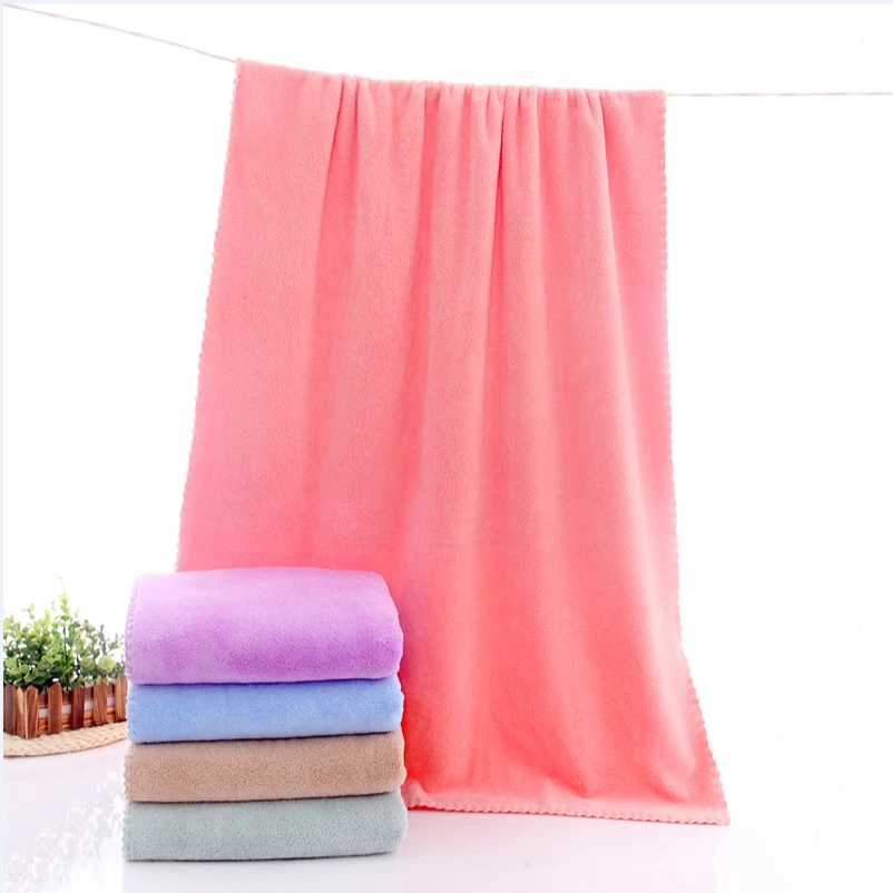 珊瑚绒毛巾柔软吸水不易掉毛浴巾家用洗脸洗澡不易掉色批发套巾
