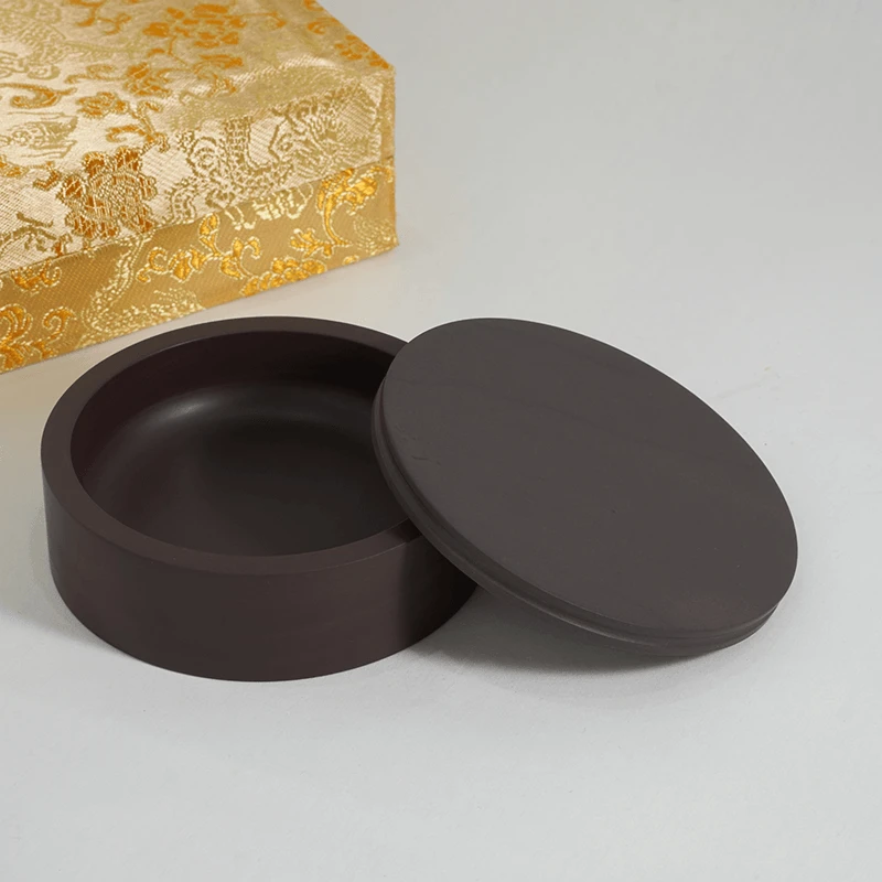 荣宝斋文房 荣宝斋定制单打砚简约圆形砚台