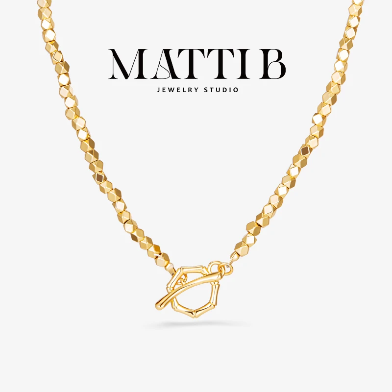 铜合金项链 2025网红明星款小众设计高级感百搭竹节锁骨链女1732