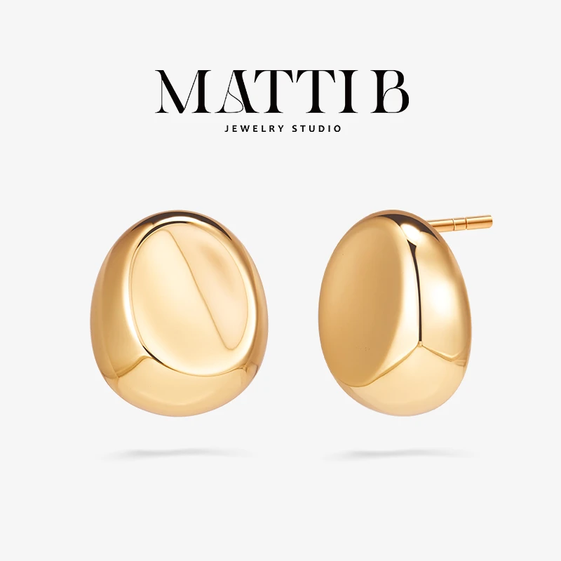 铜合金耳饰 小众设计感新爆款气质轻奢复古小巧百搭豆豆耳钉1948