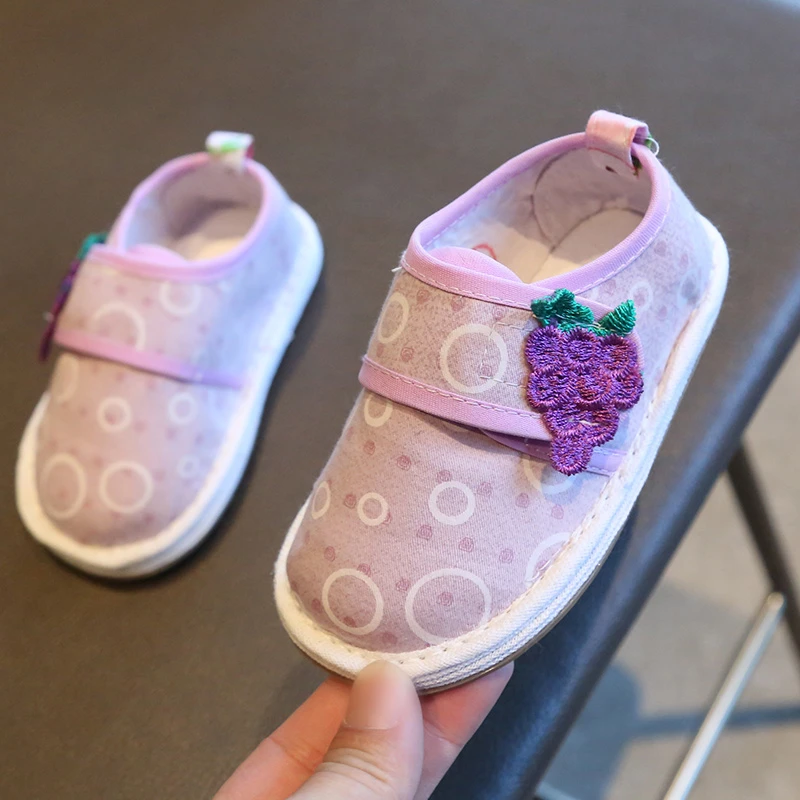 宝宝手工千层底小布鞋女1-3岁婴儿学步鞋儿童2老北京单鞋春秋1032