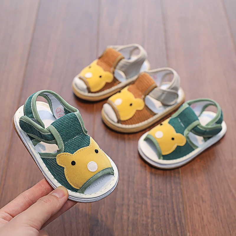 宝宝手工布凉鞋男女童1-3岁软底儿童布鞋千层底小童学步夏季组251