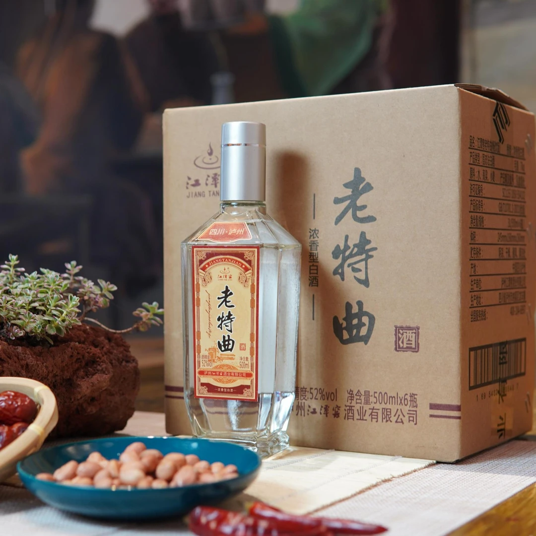 JIANGTANJIAO/江潭窖 纯粮酿造浓香型酿造52度3000ml白酒整箱6瓶
