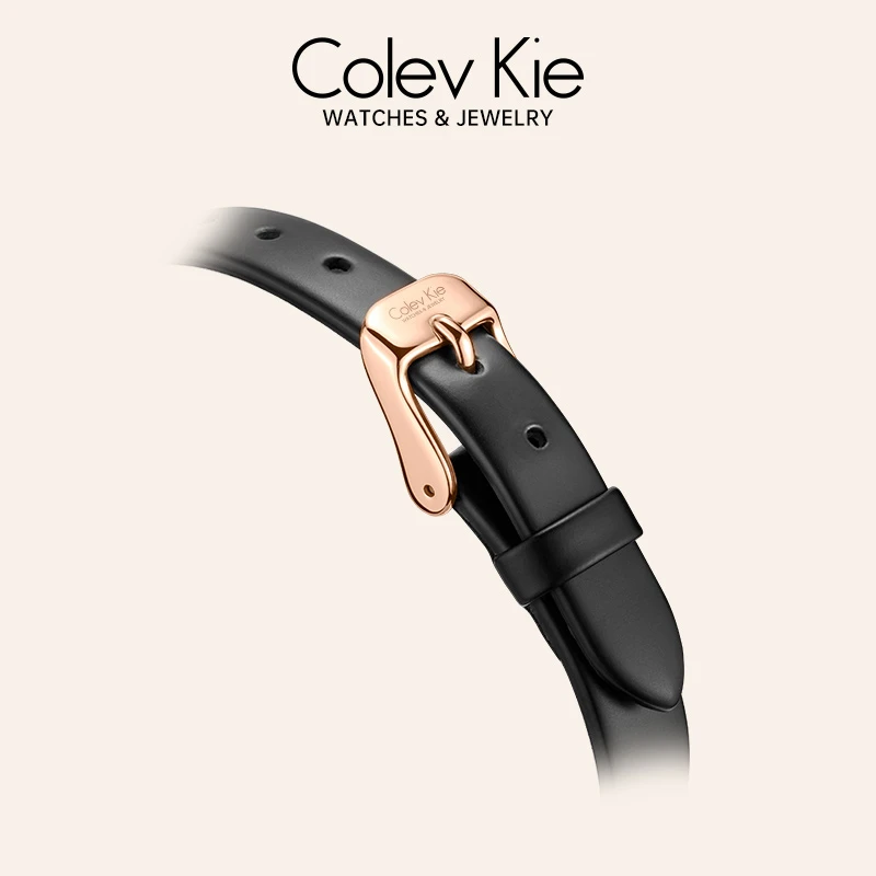 Colevkie【官方直营】正品小CK复古气质表带黑色