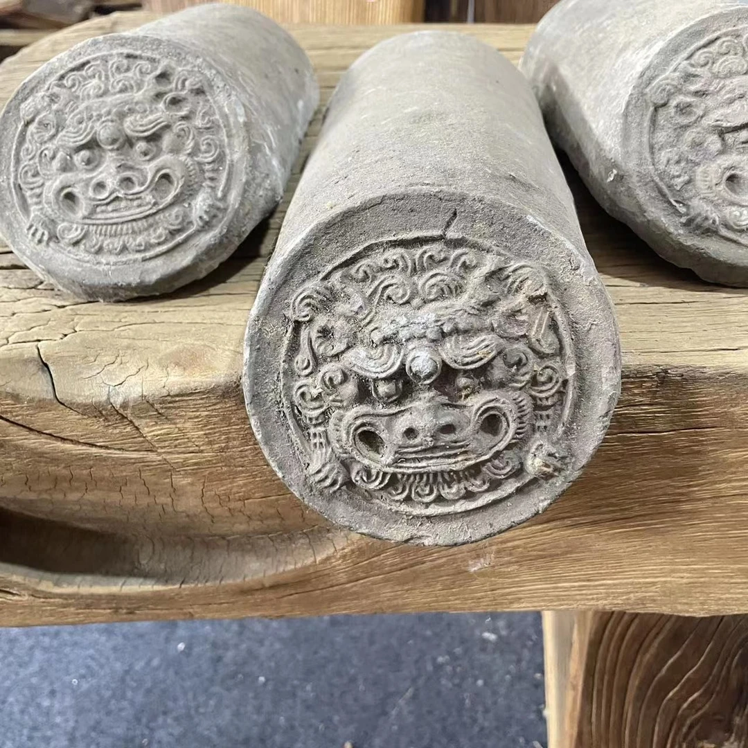 古房旧瓦老房子瓦片老旧瓦当可当摆件