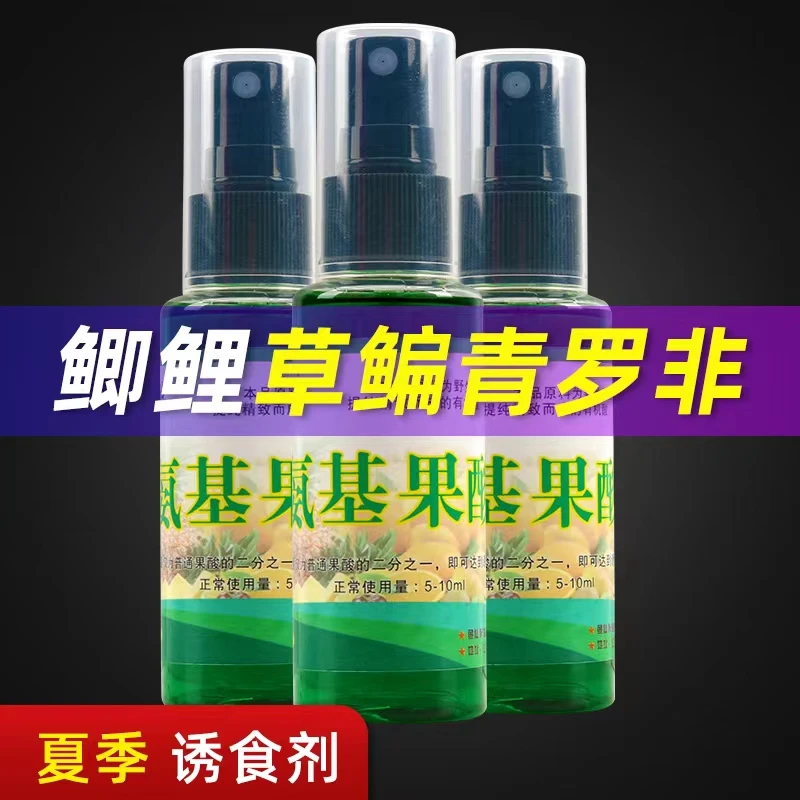 鲫鱼氨基果添加剂鲤草鳊青罗非鱼均可以鱼饵