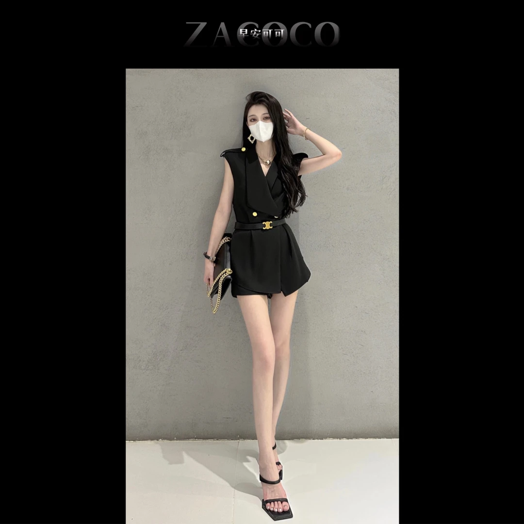 【ZACOCO】小众洋气名媛网红御姐风夏季气质时尚显瘦百搭上衣943