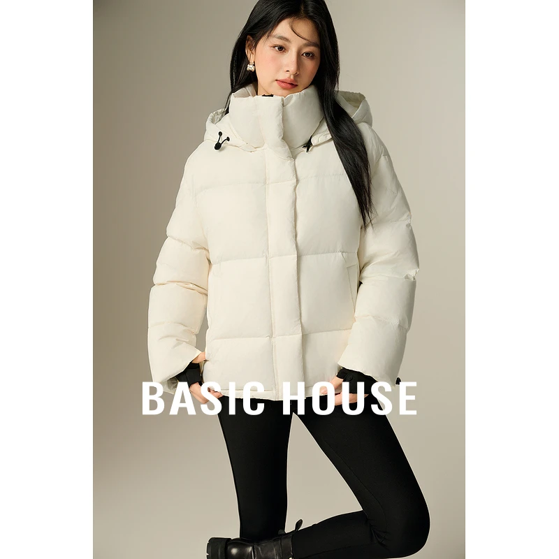 Basic House/百家好秋冬简约热暖感羽绒服（短款）-B0623H5Z402