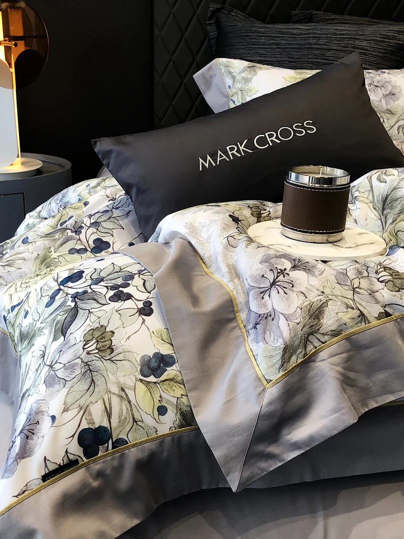 【 一凡&MarkCross】茱莉亚  轻奢款天丝棉磨毛床品四件套