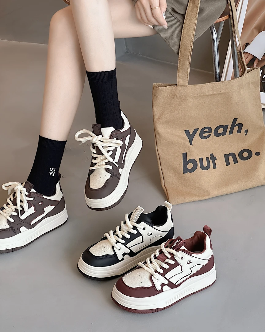 【鞋爱】19291-1国潮原创加绒UNG板鞋