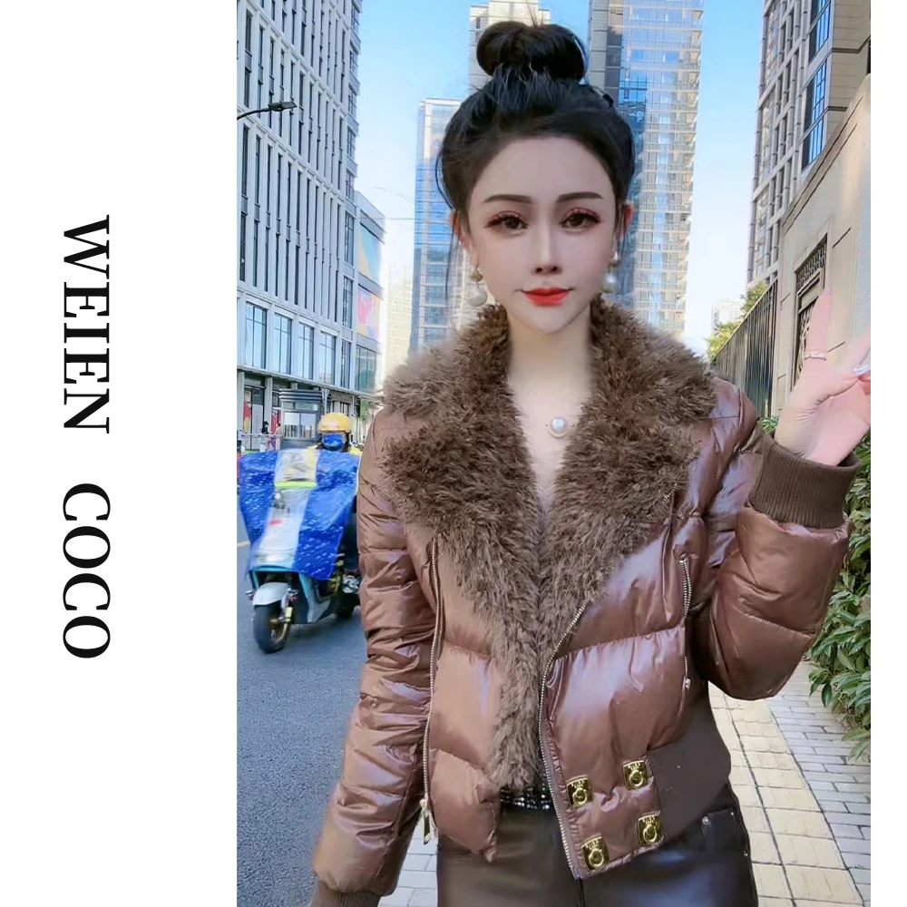 【薇恩COCO】短款香风羽绒服S0113