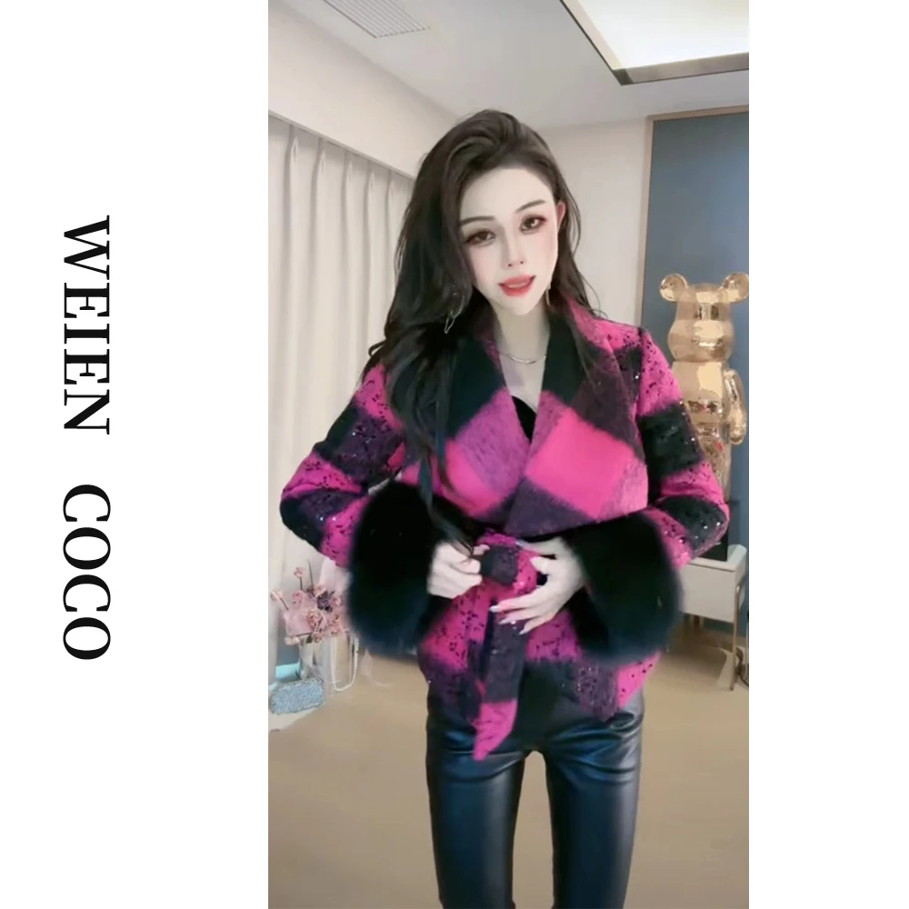 【薇恩COCO】小香风外套时尚秋冬冬季设计师潮流气质S0087