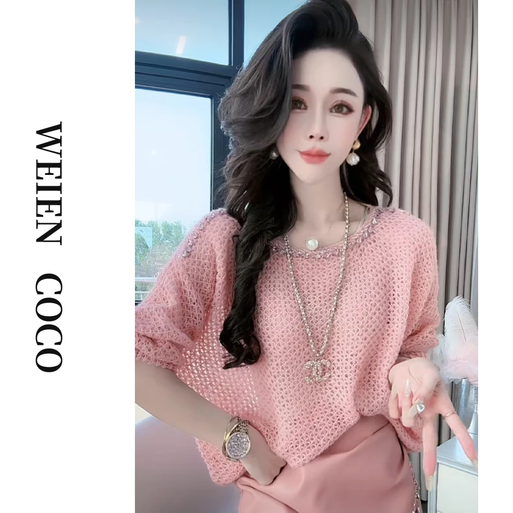 【薇恩COCO】重工长袖针织衫休闲时尚洋气秋上新上衣S1920